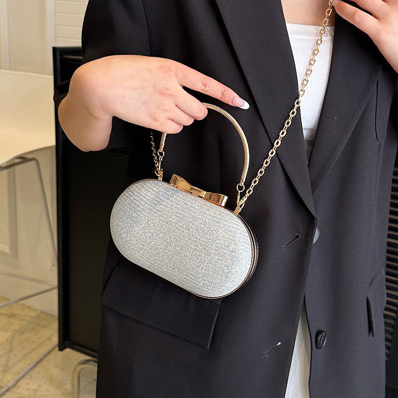 Wholesale Chain Shiny Banquet Crossbody Bag Handbag